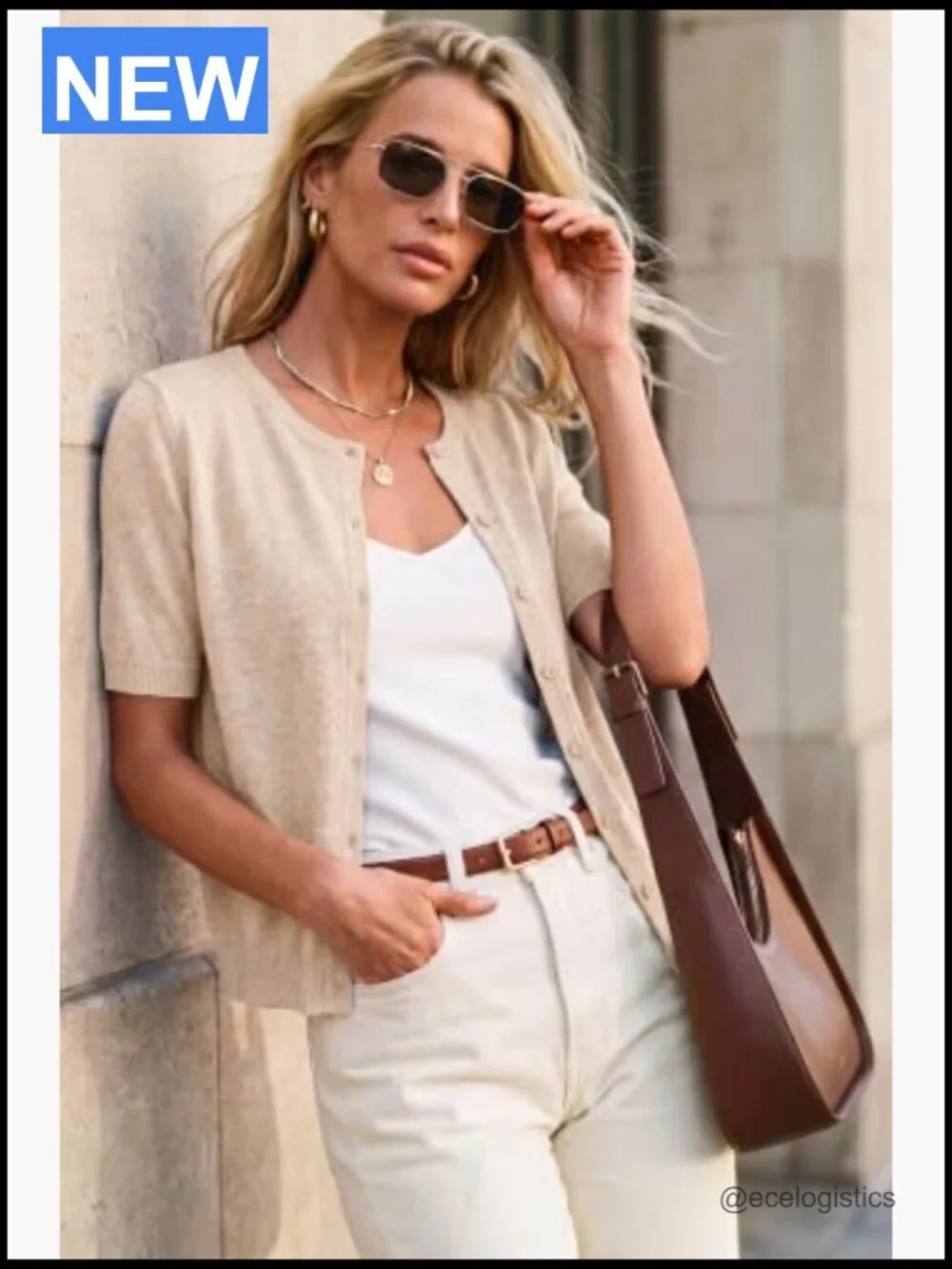 Women's Wool Blend Cropped Short Sleeve Cardigan Lightweight Summer Sweater